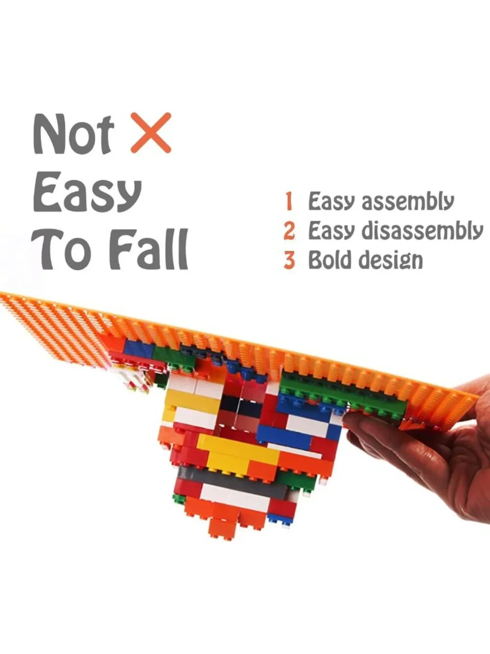 200-Piece Classic Building Bricks Set - Colorful Red, Yellow, Blue, Green Blocks